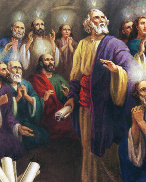 Holy Spirit & Apostles C - CATHOLIC PRINTS PICTURES