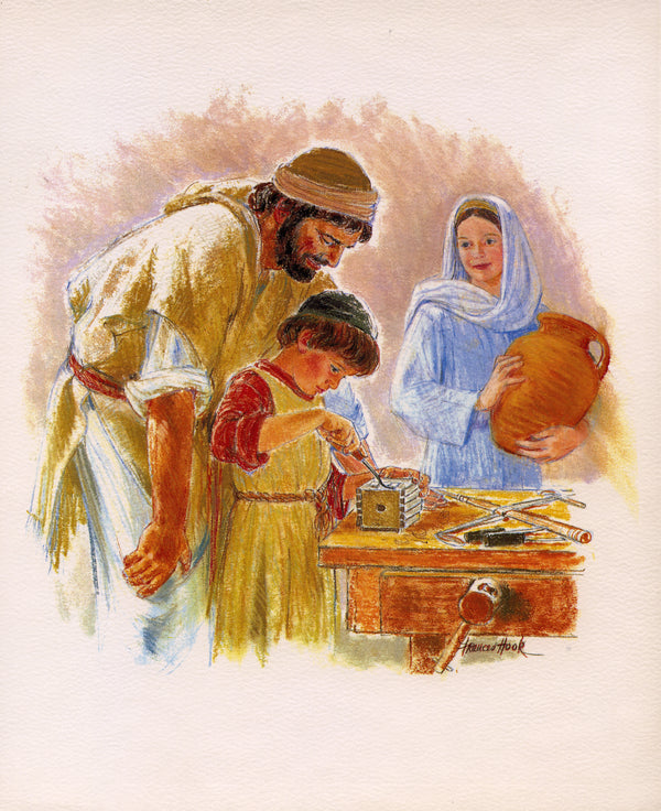 HOLY FAMILY 3 - CATHOLIC PRINTS PICTURES