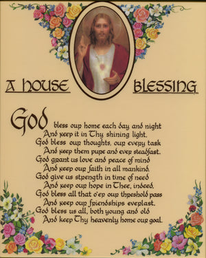 HOUSE BLESSING - CATHOLIC PRINTS PICTURES