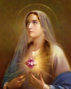 IMMACULATE HEART OF MARY - CATHOLIC PRINTS PICTURES