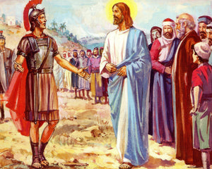 JESUS AND CENTRUION P - CATHOLIC PRINTS PICTURES