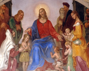 JESUS AND CHILDREN SH - CATHOLIC PRINTS PICTURES