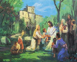 JESUS AND CROWD SH - CATHOLIC PRINTS PICTURES