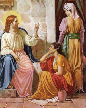 JESUS AND MARTHA P - CATHOLIC PRINTS PICTURES