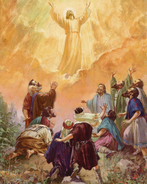 JESUS ASCENDS TO HEAVEN P - CATHOLIC PRINTS PICTURES