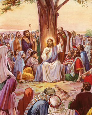 JESUS TEACHING 2 P - CATHOLIC PRINTS PICTURES