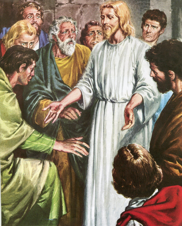 Jesus Appears to Apostles T - CATHOLIC PRINTS PICTURES