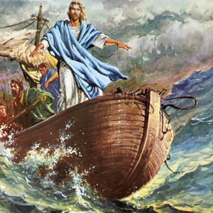 Jesus Calms the Storm T - CATHOLIC PRINTS PICTURES