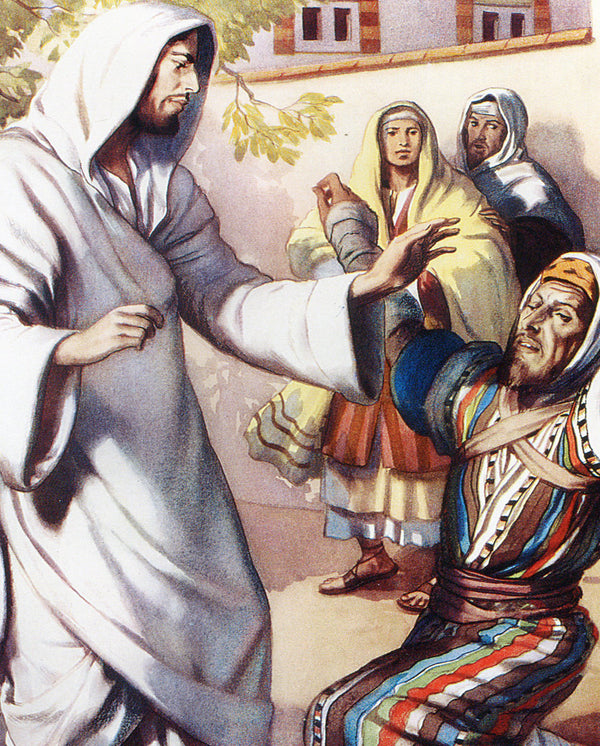 Jesus Cures a Leper C - CATHOLIC PRINTS PICTURES