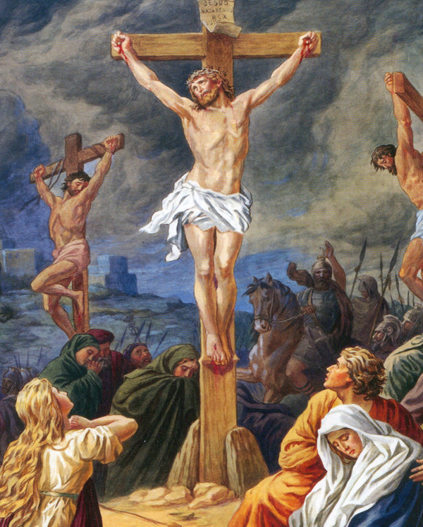 Jesus Dies on the Cross T - CATHOLIC PRINTS PICTURES
