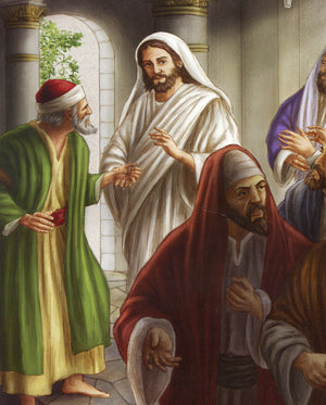 Jesus Heals Injured Hand N - CATHOLIC PRINTS PICTURES