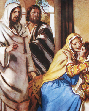 Jesus Heals Little Girl C - CATHOLIC PRINTS PICTURES