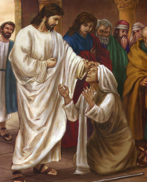 Jesus Heals Man Born Blind N - CATHOLIC PRINTS PICTURES