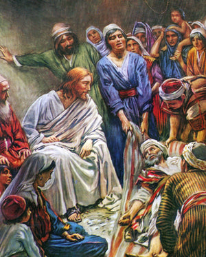 Jesus Heals a Paraltyic C - CATHOLIC PRINTS PICTURES