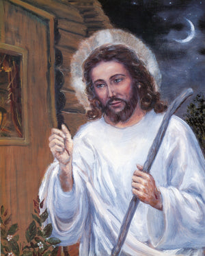 Jesus Knocking N - CATHOLIC PRINTS PICTURES