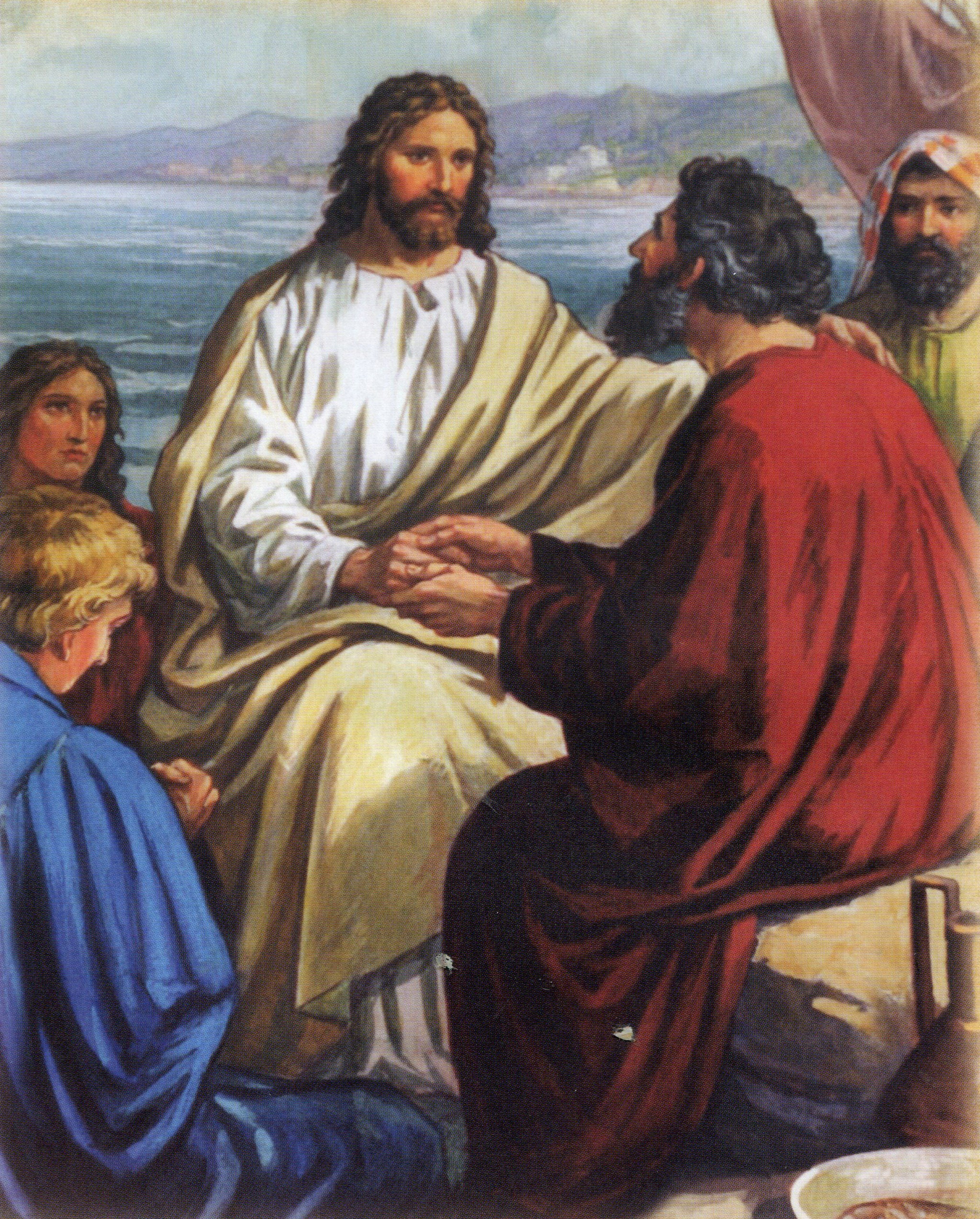 Restore Scripture Peter Jesus Restores Peter T - CATHOLIC PRINTS PICTURES - Catholic Pictures