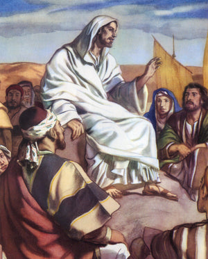 Jesus Teaches Prayer C - CATHOLIC PRINTS PICTURES