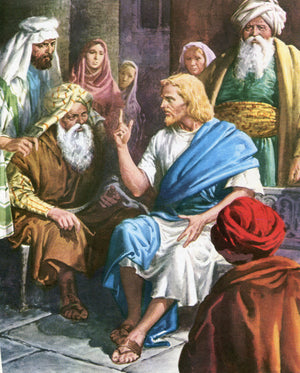 Jesus & the Pharisee's T - CATHOLIC PRINTS PICTURES