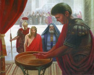 Jesus on Trial T - CATHOLIC PRINTS PICTURES
