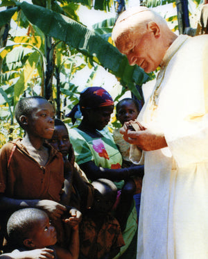JOHN PAUL II WITH CHILDREN- CATHOLIC PRINTS PICTURES