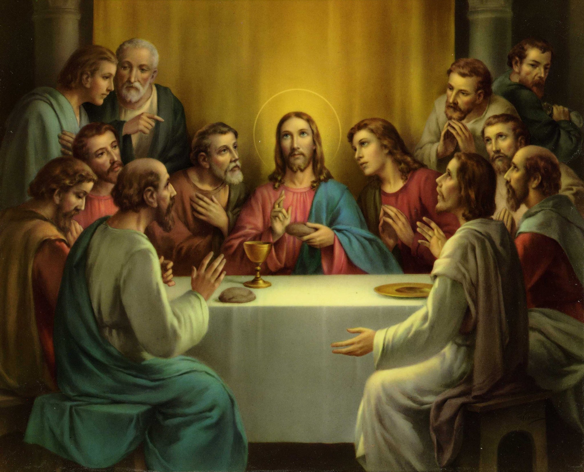 LAST SUPPER SH - CATHOLIC PRINTS PICTURES