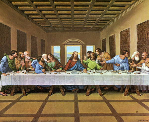 LAST SUPPER- CATHOLIC PRINTS PICTURES