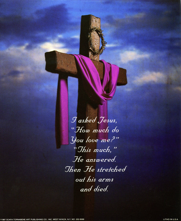 LENT CROSS- CATHOLIC PRINTS PICTURES