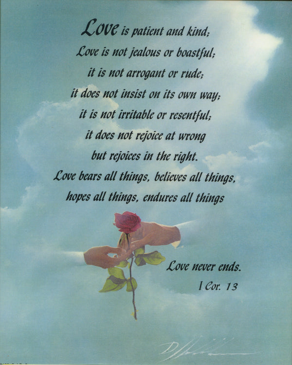 LOVE IS PATIENT- CATHOLIC PRINTS PICTURES