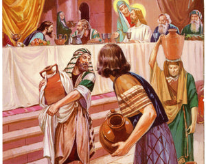 MARRIAGE OF CANA P - CATHOLIC PRINTS PICTURES