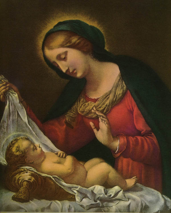 MADONNA AND CHILD- CATHOLIC PRINTS PICTURES