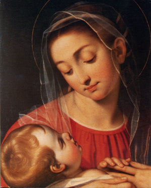 MADONNA AND CHILD- CATHOLIC PRINTS PICTURES