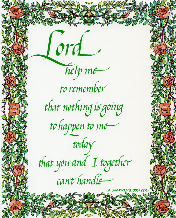 MORNING PRAYER- CATHOLIC PRINTS PICTURES