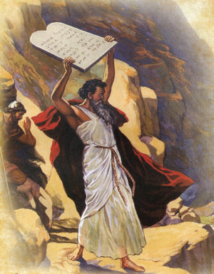 Moses Breaks Tablet T - CATHOLIC PRINTS PICTURES