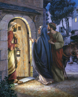 No Room at the Inn T - CATHOLIC PRINTS PICTURES