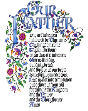 OUR FATHER 88P - CATHOLIC PRINTS PICTURES