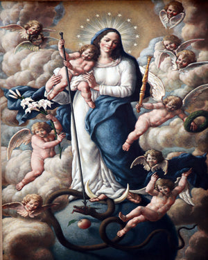 OUR LADY OF ANGELS SH - CATHOLIC PRINTS PICTURES