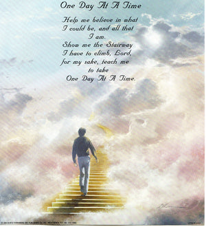 ONE DAY AT A TIME- CATHOLIC PRINTS PICTURES