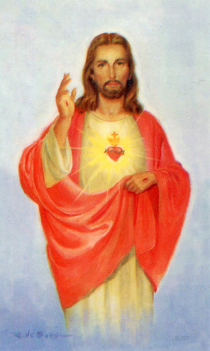 Oracion a Jesus N - LAMINATED HOLY CARDS- QUANTITY 25 PRAYER CARDS