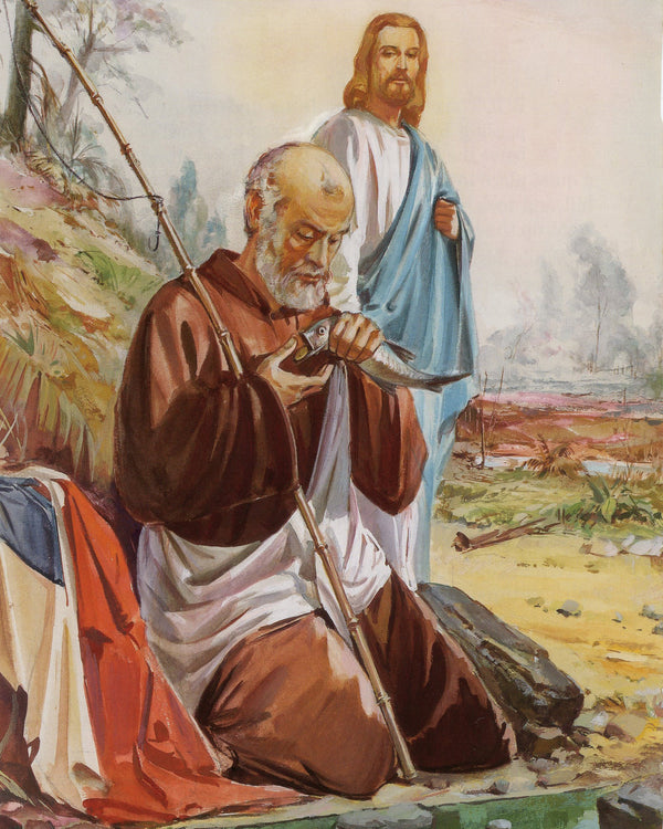 PETER AND JESUS P - CATHOLIC PRINTS PICTURES