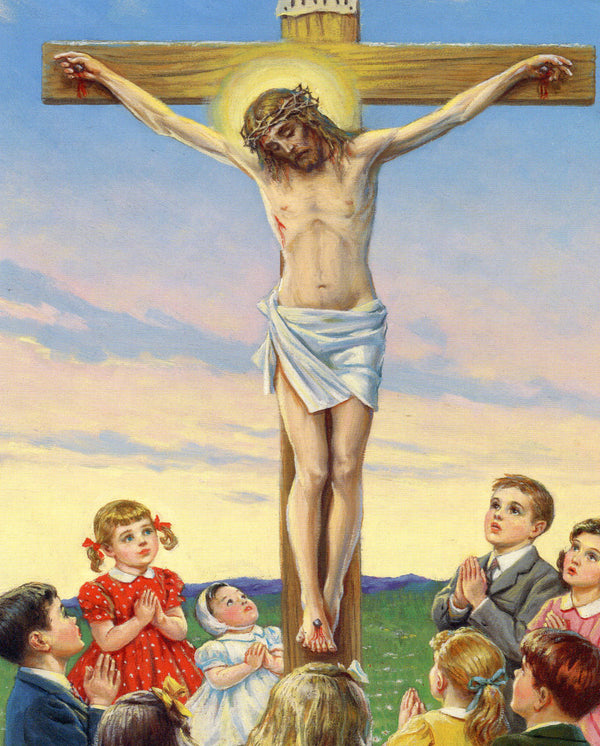 Prayer before a Crucifix N - CATHOLIC PRINTS PICTURES