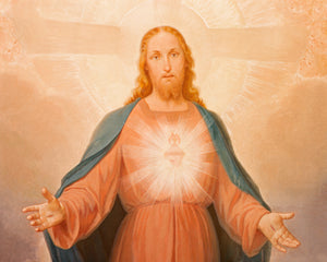 SACRED HEART SH1 - CATHOLIC PRINTS PICTURES