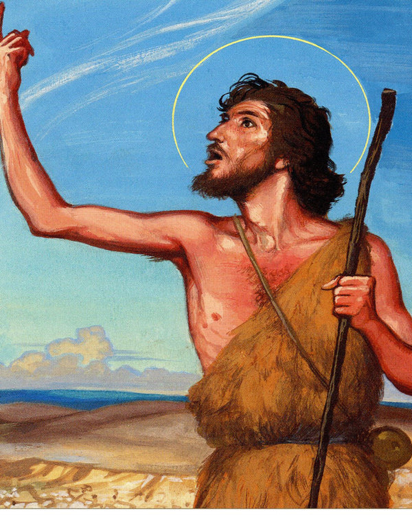 ST. JOHN THE BAPTIST V- CATHOLIC PRINTS PICTURES