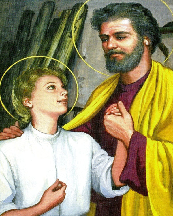 ST. JOSEPH 80V- CATHOLIC PRINTS PICTURES