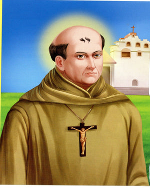 ST. JUNIPERO SERRA V- CATHOLIC PRINTS PICTURES