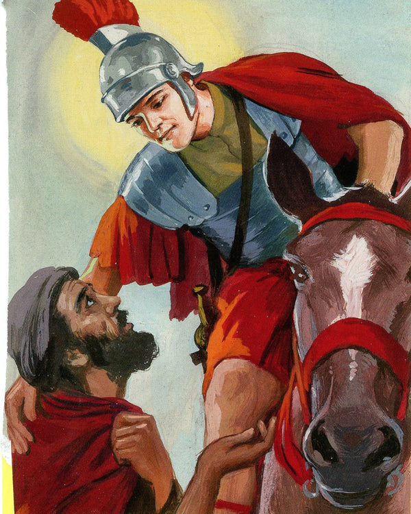 ST. MARTIN OF TOURS V- CATHOLIC PRINTS PICTURES