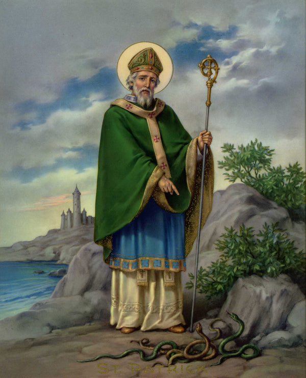 ST PATRICK- CATHOLIC PRINTS PICTURES