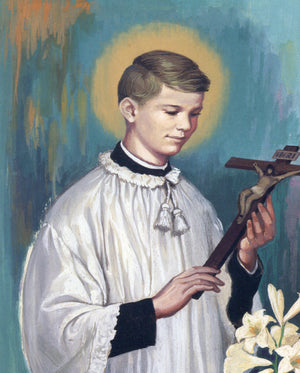 St Aloysius Gonzaga N- CATHOLIC PRINTS PICTURES