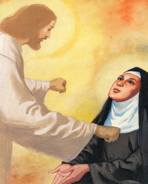 St Gertrude N- CATHOLIC PRINTS PICTURES