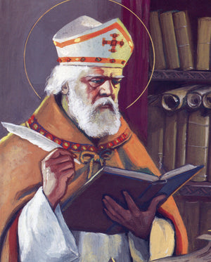 St Isidore of Seville N- CATHOLIC PRINTS PICTURES