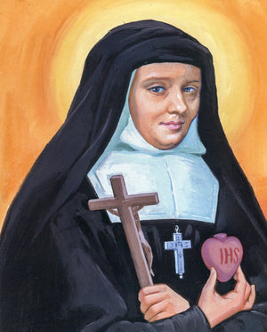 St Jane Frances de Chantel N- CATHOLIC PRINTS PICTURES
